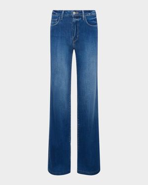 Clayton High Rise Wide-Leg Jeans