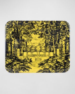 Tray 48X60cm - Giardino Settecentesco Black Yellow