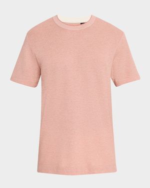 Men's Tesar Cotton and Silk Crewneck T-Shirt