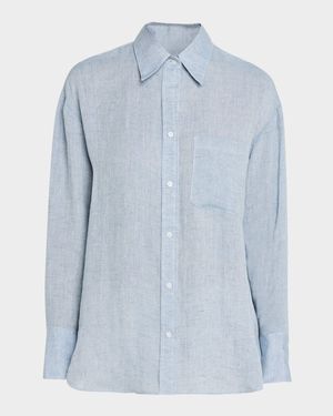 Big Joe Cotton Button-Front Shirt