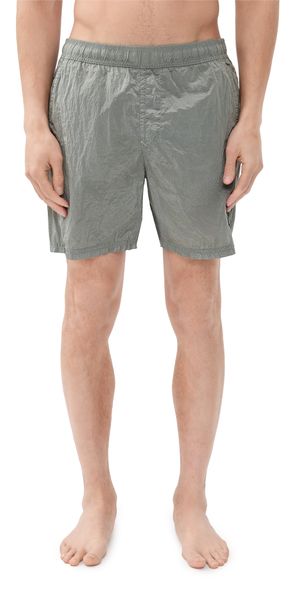 Stone Island Nylon Metal Swim Shorts 5.5 Pearl Grey L
