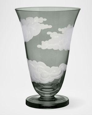 In The Clouds Stemless Champagne Flute, Gray - 8 oz.