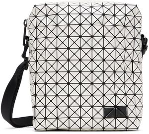 BAO BAO ISSEY MIYAKE White Voyager Metallic Bag