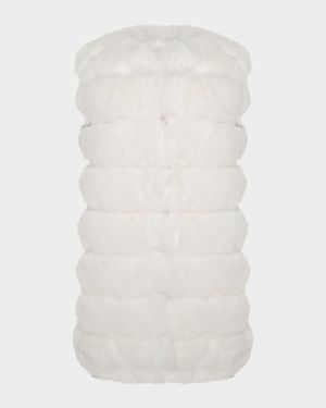 Fox-Like Faux Fur Vest