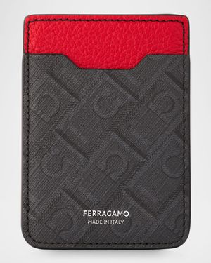 Men's Monogram MagSafe Card Holder