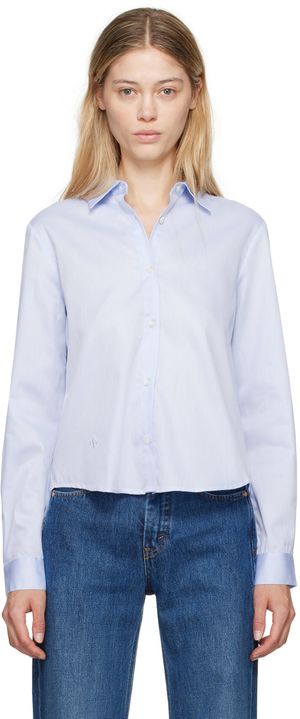 The Garment Blue & White Palmela Shirt