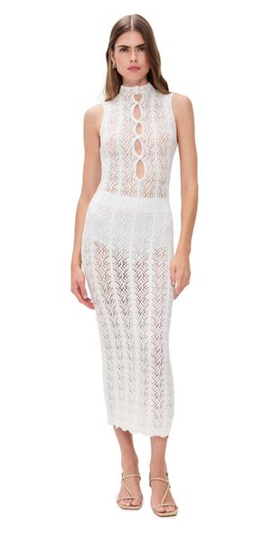 Lioness Soiree Sleeveless Dress Porcelain S