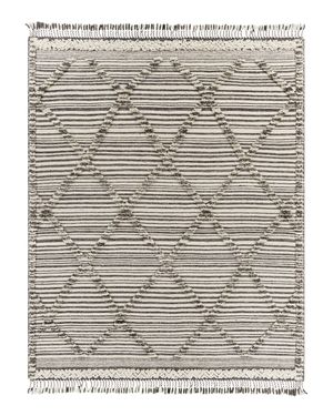 Alissa Charcoal Hand-Knotted Rug, 9' x 12'