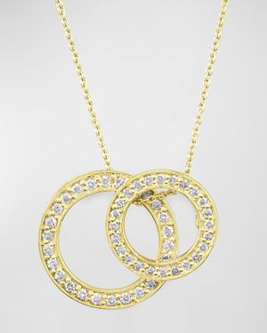 Two-Circle Pendant Necklace