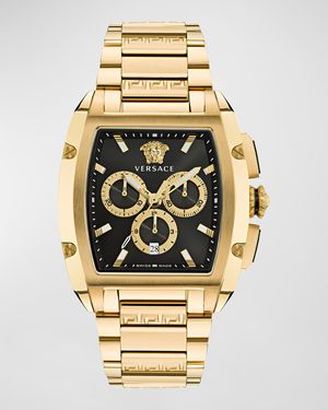 Men's Dominus IP Yellow Gold Bracelet Watch, 42mm