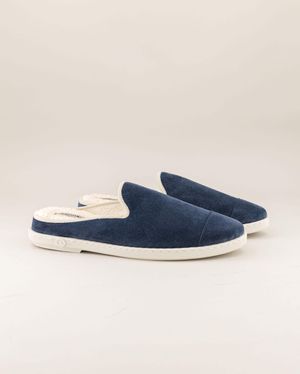Angarde - Mule femme cuir, bleu jean - Taille 42 - Bleu