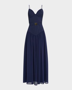 Ruby Sweetheart Drop-Waist Maxi Dress