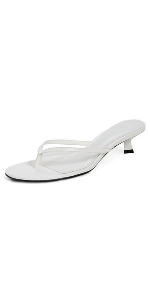 Schutz Carolyn Heeled Sandals White 9
