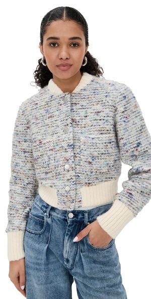 IRO Selim Sweater Grey White 32