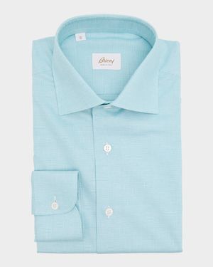 Men's Cotton Textured Dress Shirt