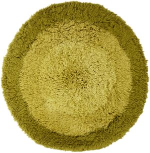Mush Studios SSENSE Exclusive Green Dandi Shag Rug