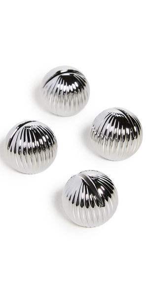 Georg Jensen Bernadotte Table Card Holders Set Stainless Steel One Size