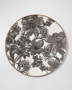 Sterling English Garden Enamel Salad Dessert Plate