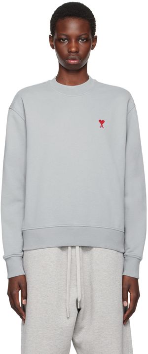 AMI Paris Blue Ami de Cœur Sweatshirt