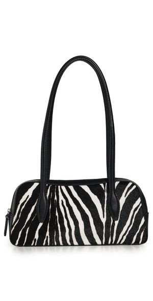 Madewell Mini Satchel Zebra Shoulder Bag True Black Multi One Size