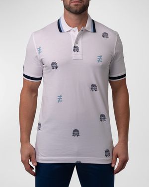 Men's Mozart Icon Tipped Polo Shirt