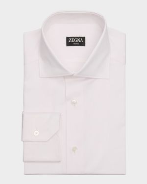 Men's Trofeo Cotton Stripe Dress Shirt