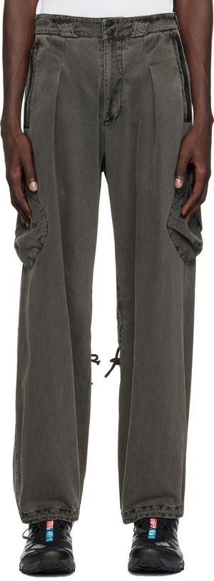 HYEIN SEO Gray Dyed Cargo Pants