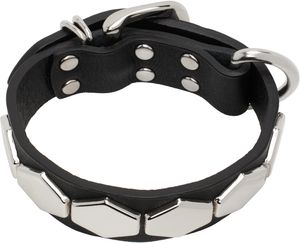 UNDERCOVER Black UP1E4A03 Leather Bracelet