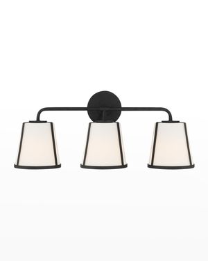 Fulton 3-Light Antique Gold Bathroom Vanity