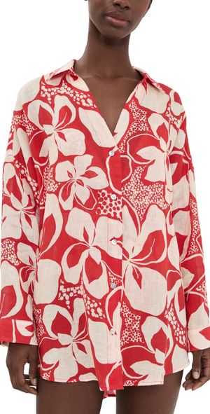 LSPACE Rio Tunic Hibiscus Bloom M/L