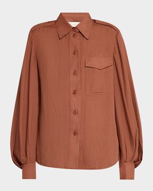 Ramie Utility Shirt