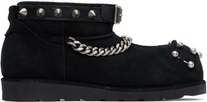 NO IDEA Bottes noires à ferrures Rock Star - Big Foot