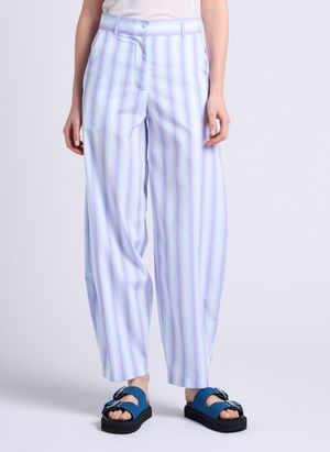 Margaux Lonnberg - Pantalon droit à rayures - Taille 38 - Violet