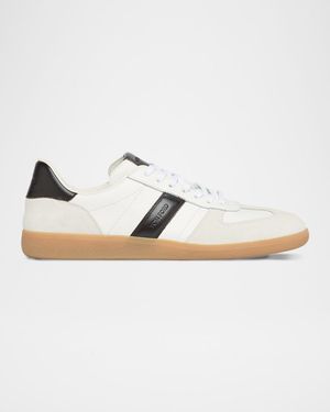 Men's Archer Suede and Leather Low-Top Sneakers