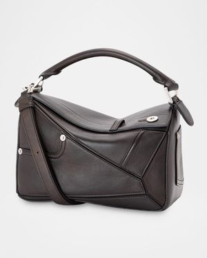 Puzzle Small Shoulder Bag in Leather