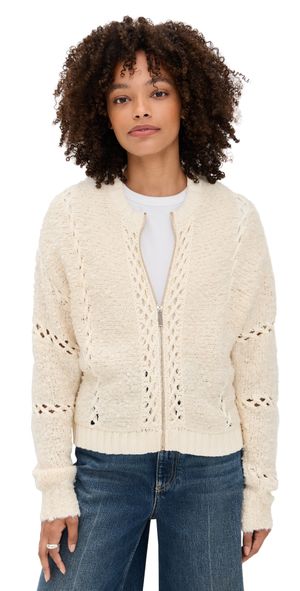 Z Supply Sundance Sweater Jacket Crystal XS