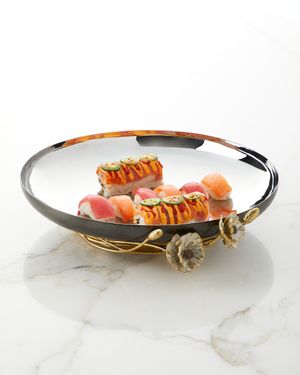 Anemone Large Footed Platter