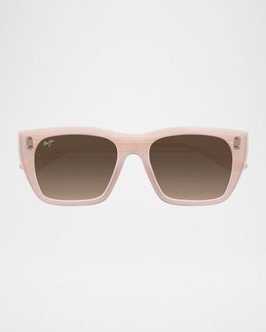 Men's Aloha Lane Acetate Rectangle Sunglasses