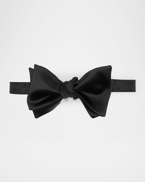 Men's Cotton and Silk Bow Tie