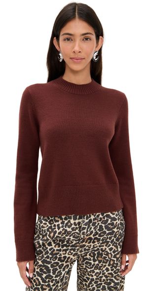 SIMONMILLER Cher Wool Blend Sweater Choco Brown XS