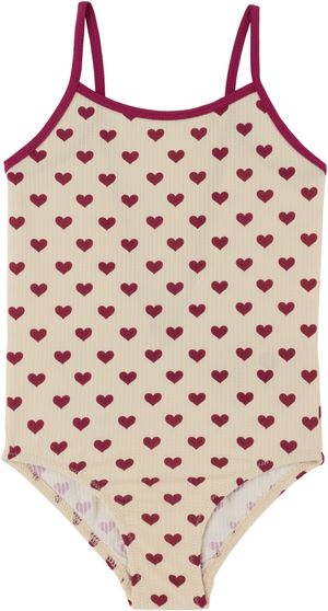 Konges Sløjd A/S Enfant | Maillot de bain Bowie beige et bourgogne