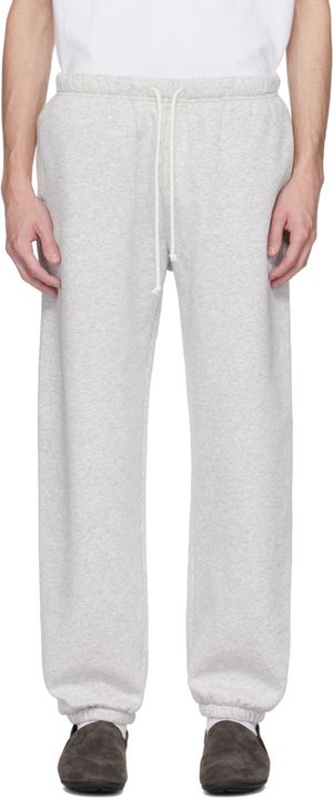 SKIMS Gray Fleece Lounge Relaxed Sweatpants