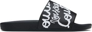Versace Jeans Couture Sandales à enfiler Shelly noires à logo
