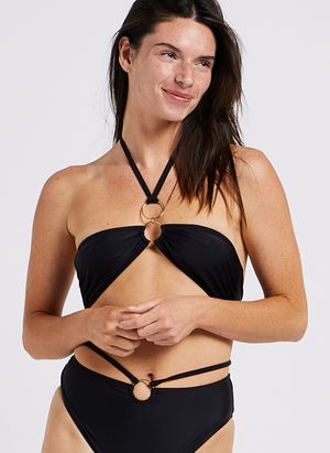 Chichi Castelnango - Haut de maillot de bain - Taille L - Noir