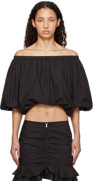 Isabel Marant Etoile Black Bertille Blouse