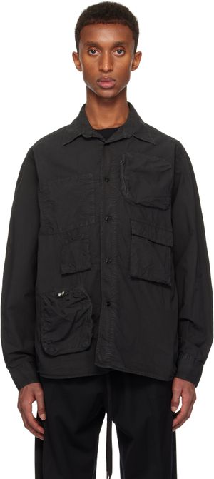 MM6 Maison Margiela Black Pocket Shirt