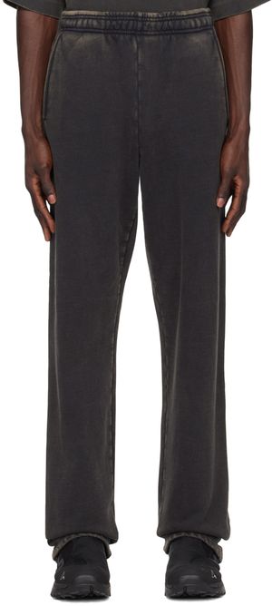 Entire Studios Pantalon de survêtement droit noir