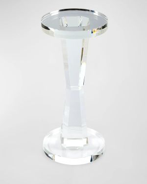 Duchess Cylinder Crystal Side Table