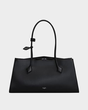 Le Teckel Tote Bag in Grained Leather