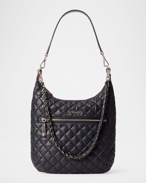 Crosby Sienna Quilted Hobo Bag